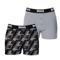 Prmiov Pnske Boxerky Lonsdale 2ks ed kamufl